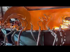 Línea de producción de botellas de vidrio de 300 ml, 380 V, máquina para formar botellas de cerveza