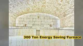 Solución de ahorro de energía para horno de vidrio de pedernal de 300 toneladas