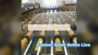 Línea de producción de botellas de vidrio personalizadas 380V