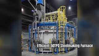 Solución eficiente de fabricación de acero con horno de arco eléctrico 50TPD
