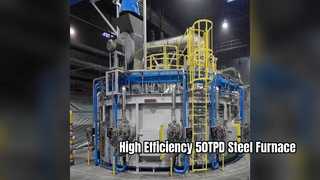 Solución eficiente de fabricación de acero con horno de arco eléctrico 50TPD