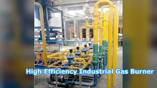 Quemador de gas industrial de alta eficiencia para hornos de vidrio
