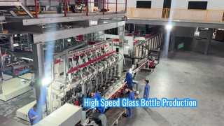 Máquina automática para fabricar botellas de sección individual IS, línea formadora de envases de vidrio para vidrio diario