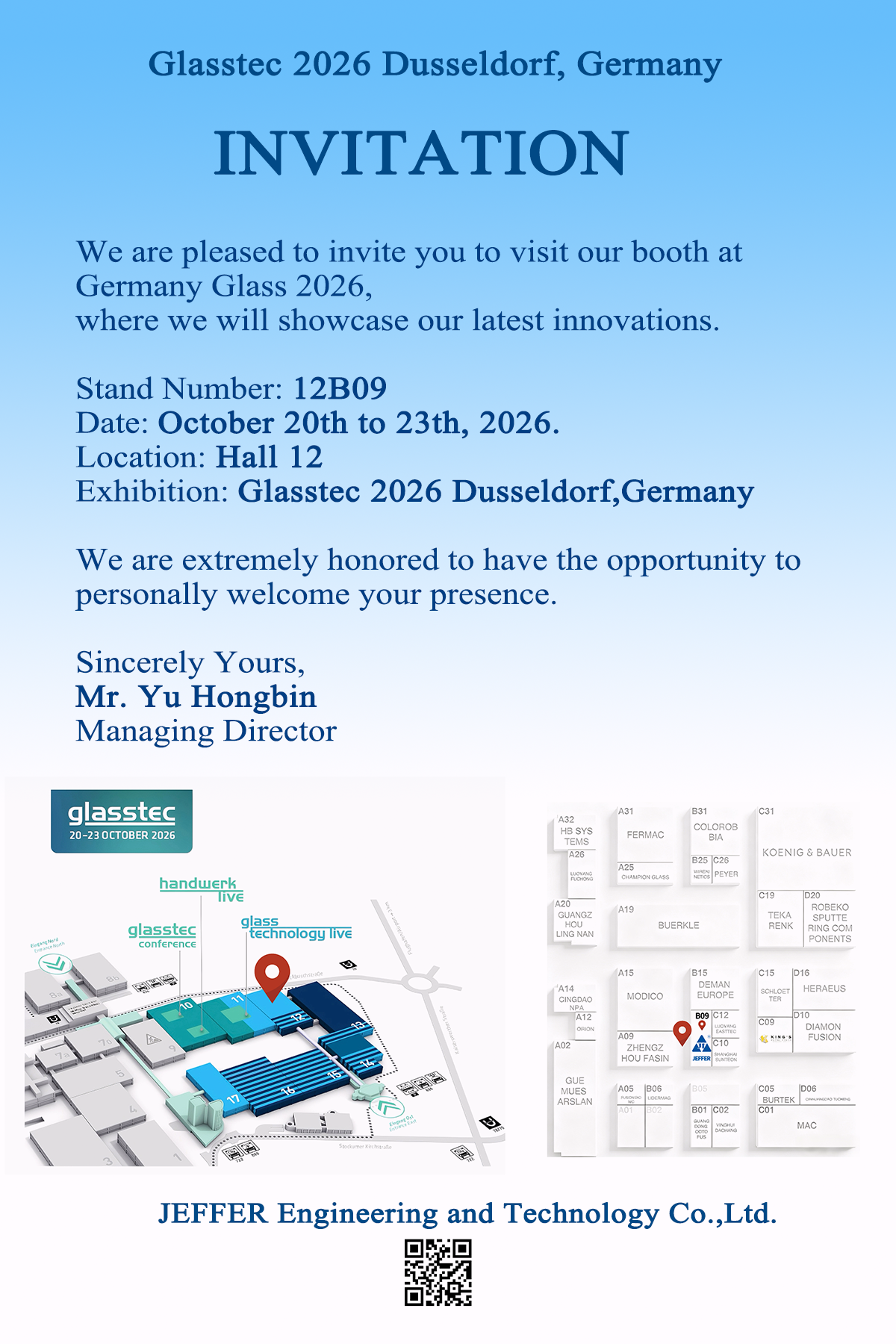 Últimos blogs de la empresa sobre JEFFER Ingeniería expondrá en Glasstec 2026