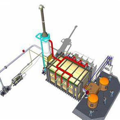 comprar 10tpd Horno de recuperación de vidrio de sílex de alta temperatura Ahorro de energía online manufacture