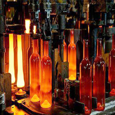 comprar Línea de producción de botellas de vidrio de ámbar de 300 ml 250 g Botella de vino para la fabricación de contenedores online manufacture