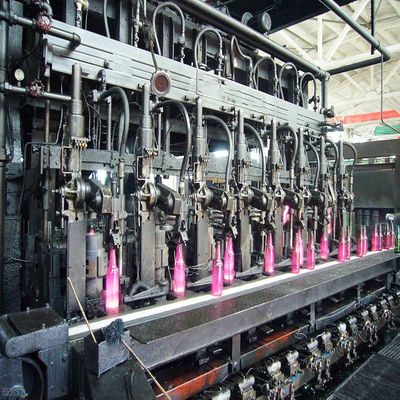 comprar Línea de producción de botellas de vidrio ámbar 380V Maquinaria para la formación de botellas de vidrio online manufacture