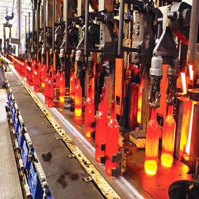comprar Línea de producción de botellas de vidrio de vino verde 250 g 300 ml Máquinas de producción de vidrio de vino online manufacture