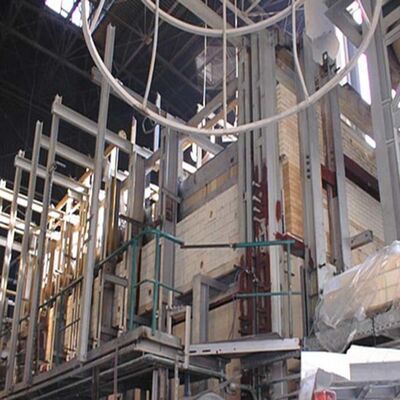 Comprar Horno industrial de vidrio de ahorro de energía de 50 TPD con materiales refractarios para la fusión de vidrio Fabricación en línea