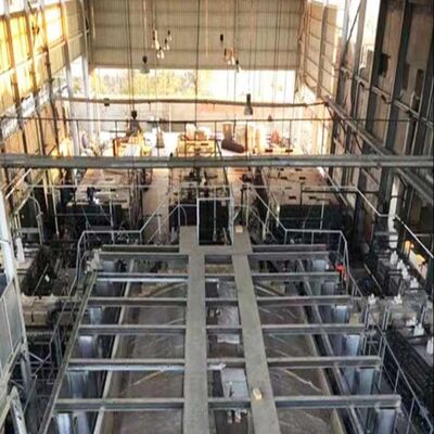 comprar 50ton Flint color estructura simple extremo de la furanza quemado contenedor de vidrio horno online manufacture