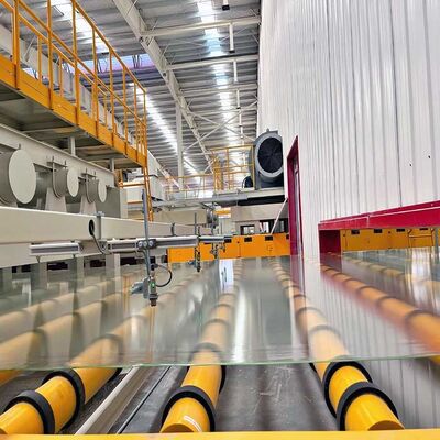 comprar 150 TPD Línea de fabricación de vidrio flotante con baño de estaño de precisión y Lehr de recocido automatizado online manufacture