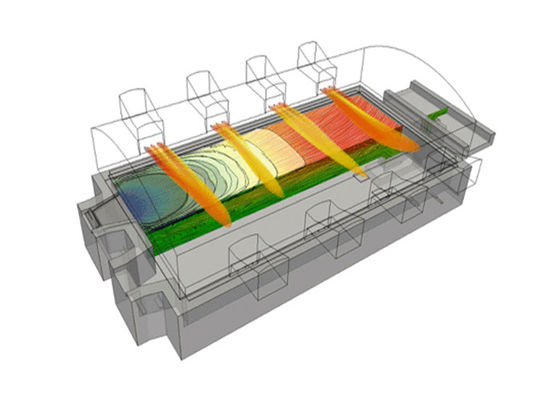 comprar Horno fusorio de cristal de cal sodada 50T de los materiales refractarios online manufacture