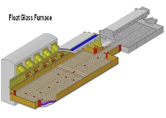 comprar Horno de fuego cruzado de vidrio flotante de gran capacidad 300 TPD online manufacture