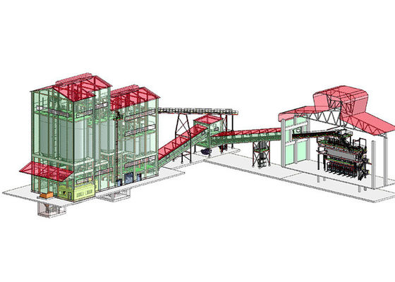 comprar Planta de cristal automática de acero suave del lote 200tpd de la arena de la silicona online manufacture